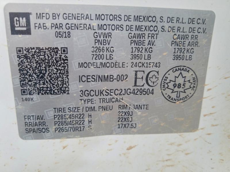 2018 Chevrolet Silverado K1500 LTZ