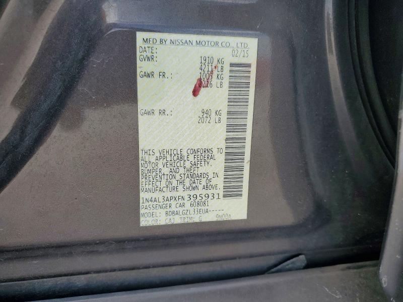 2015 Nissan Altima 2.5 s