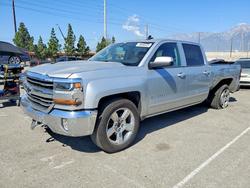 Salvage trucks for sale at Rancho Cucamonga, CA auction: 2018 Chev Silverado