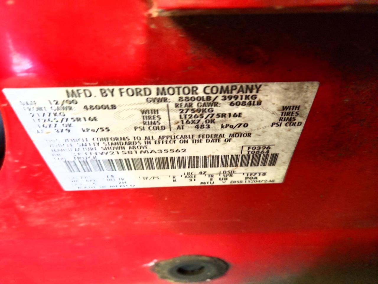 2001 Ford F250 Super Duty