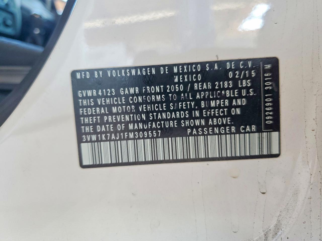 2015 Volkswagen Jetta Base