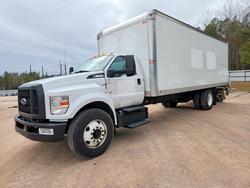 Salvage trucks for sale at Charles City, VA auction: 2022 Ford F650 Super Duty BOX Truck