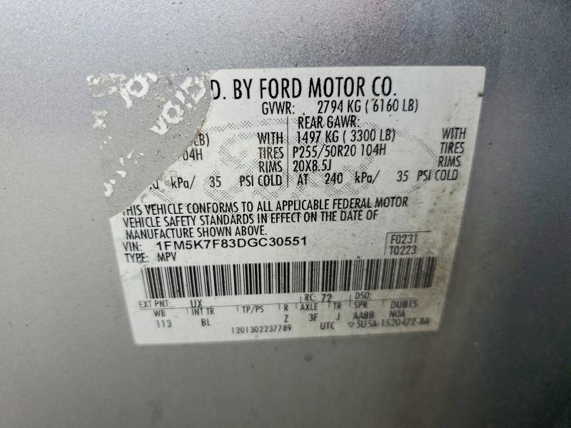 2013 Ford Explorer Limited