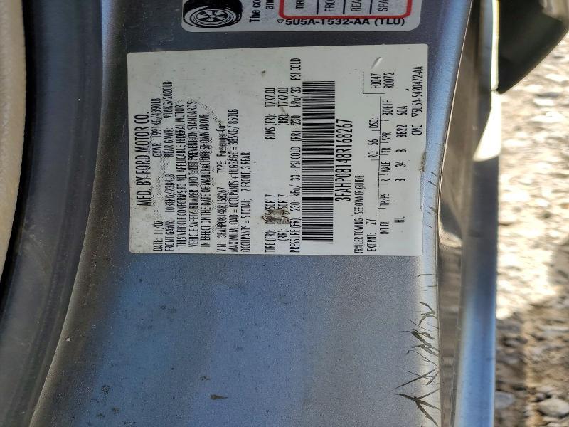 2008 Ford Fusion sel