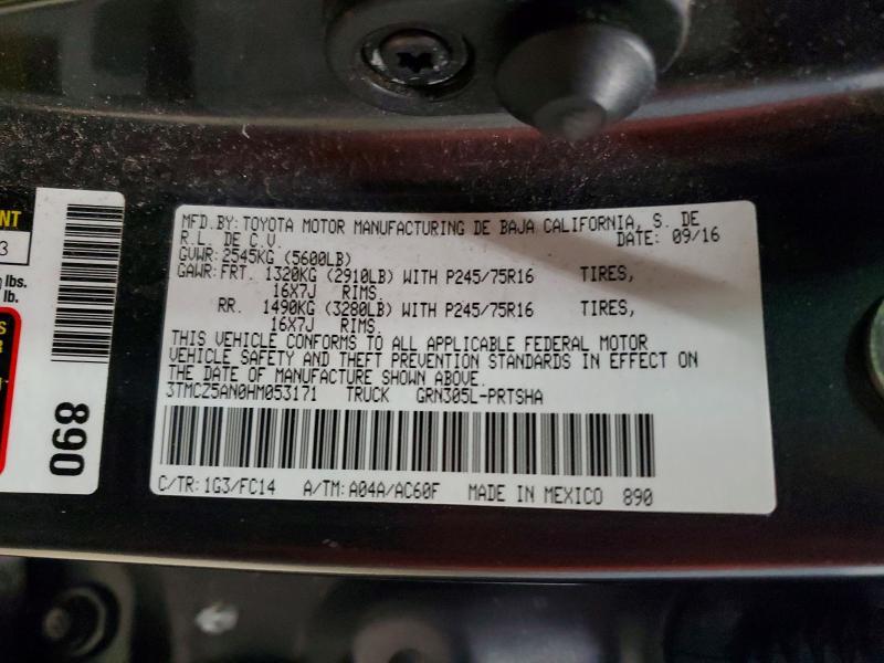 2017 Toyota Tacoma SR5 V6