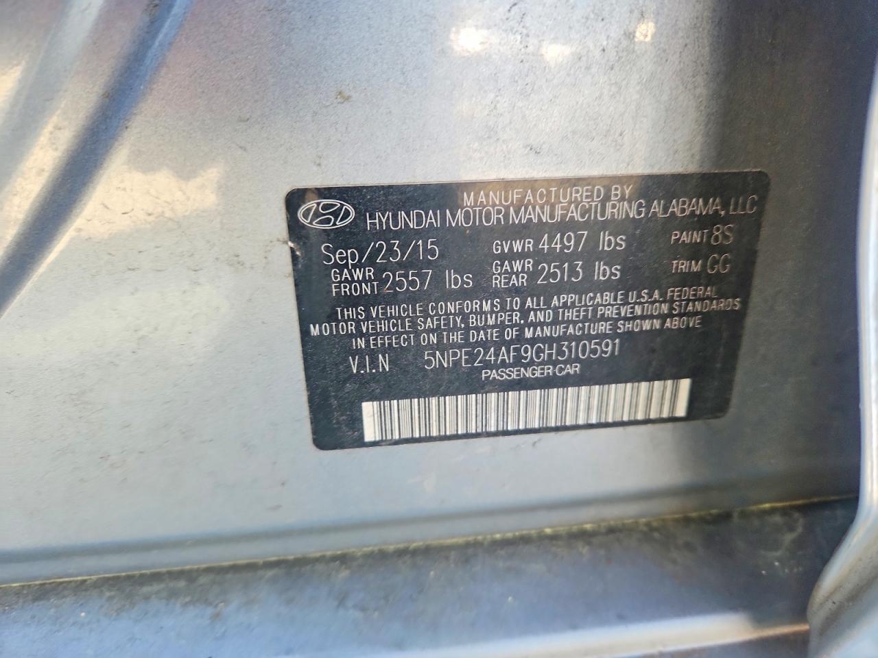 2016 Hyundai Sonata se