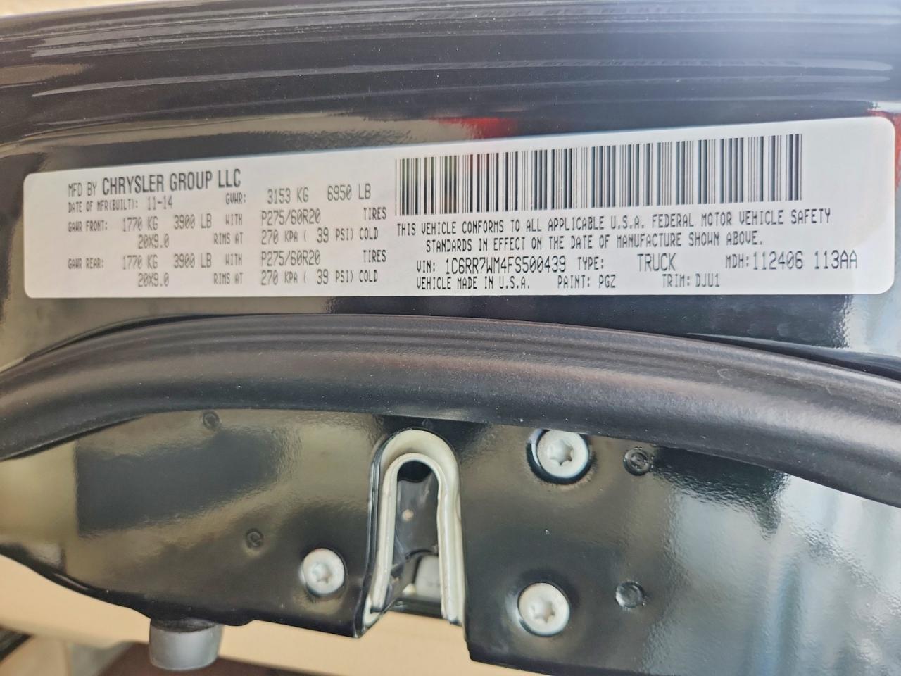 2015 Dodge RAM 1500 Longhorn