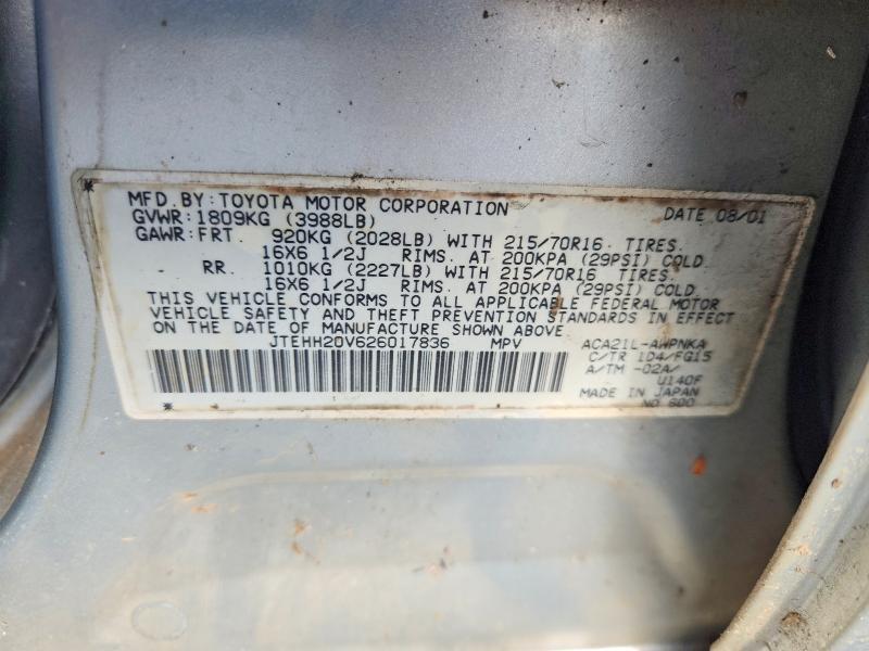 2002 Toyota Rav4 Base