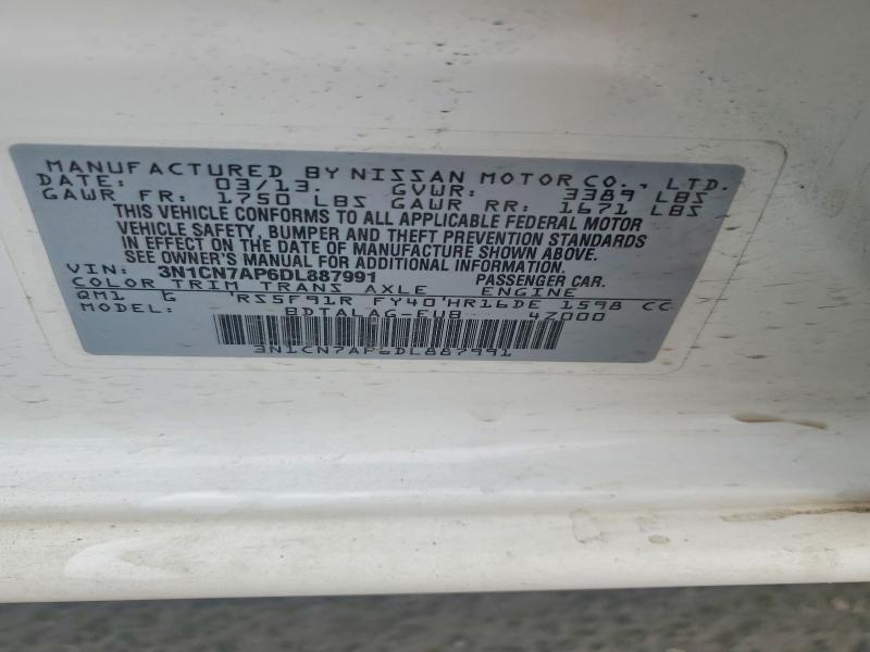 2013 Nissan Versa 1.6 s