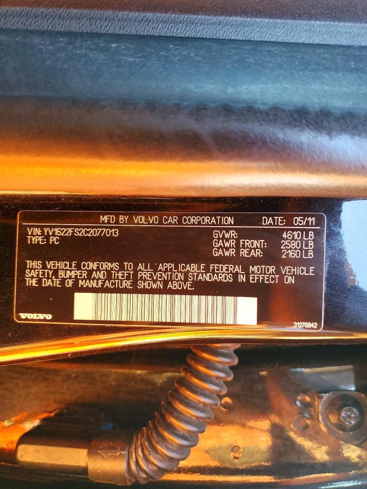 2012 Volv S60 T5