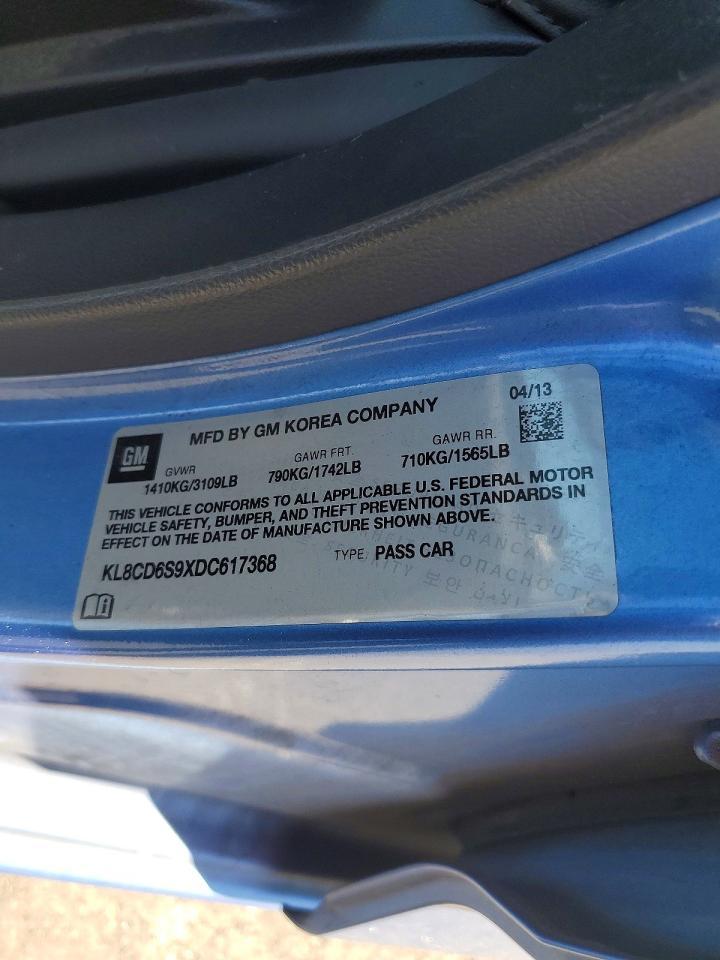 2013 Chevrolet Spark 1LT