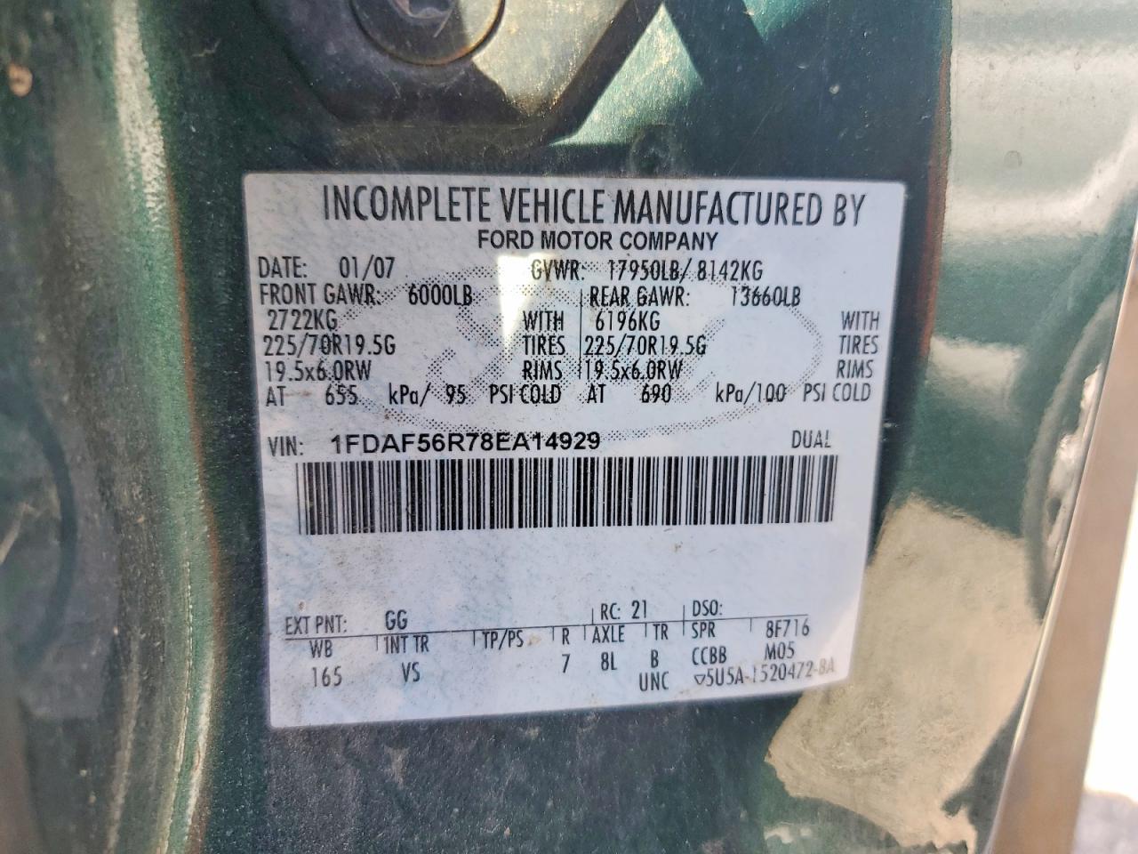2008 Ford F550 Super