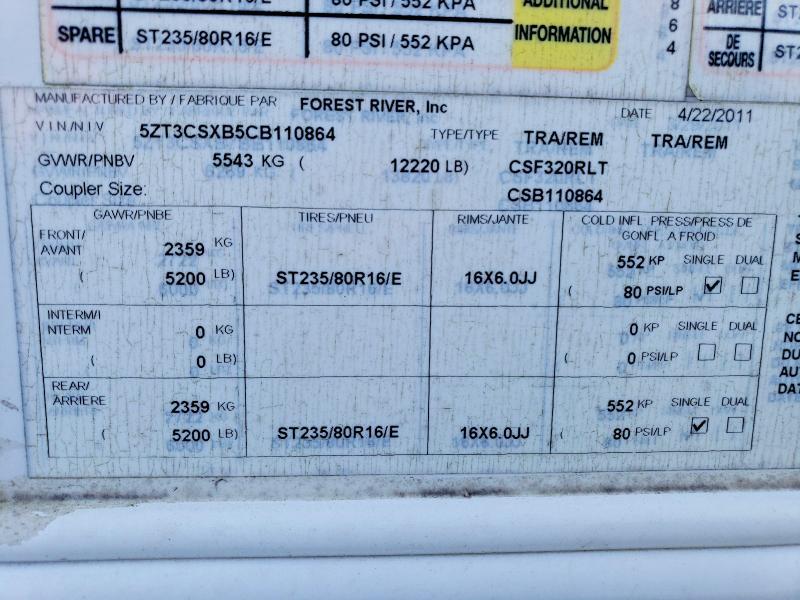 2012 Foresriver 2012 Forest River Crusader Camper