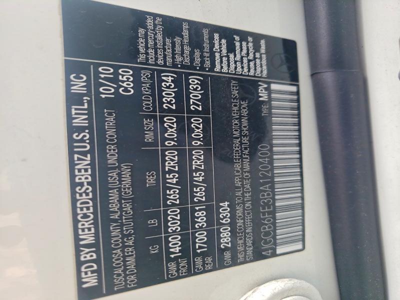 2011 Mercedes-Benz R 350 4matic