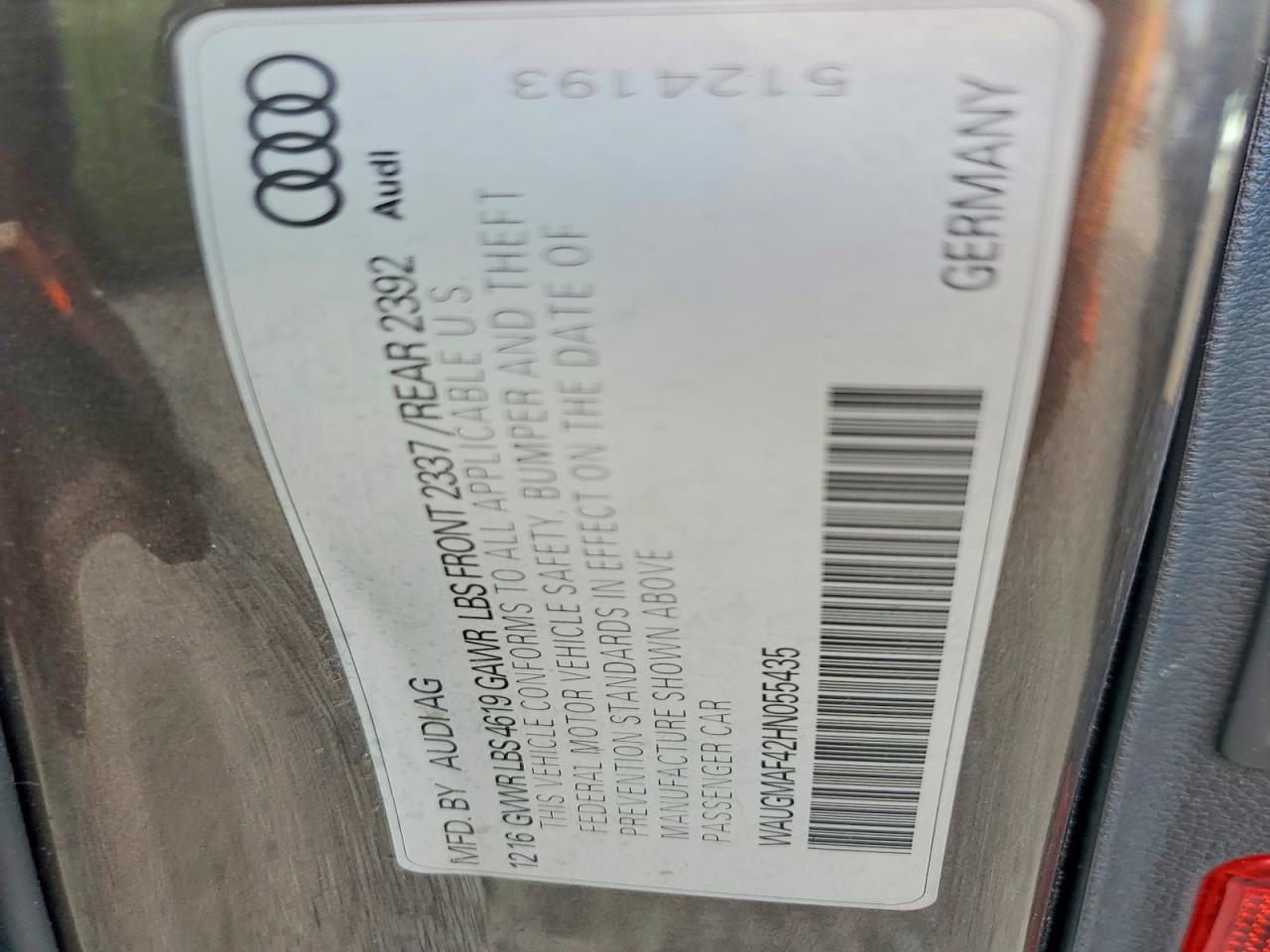 2017 Audi A4 Ultra Premium