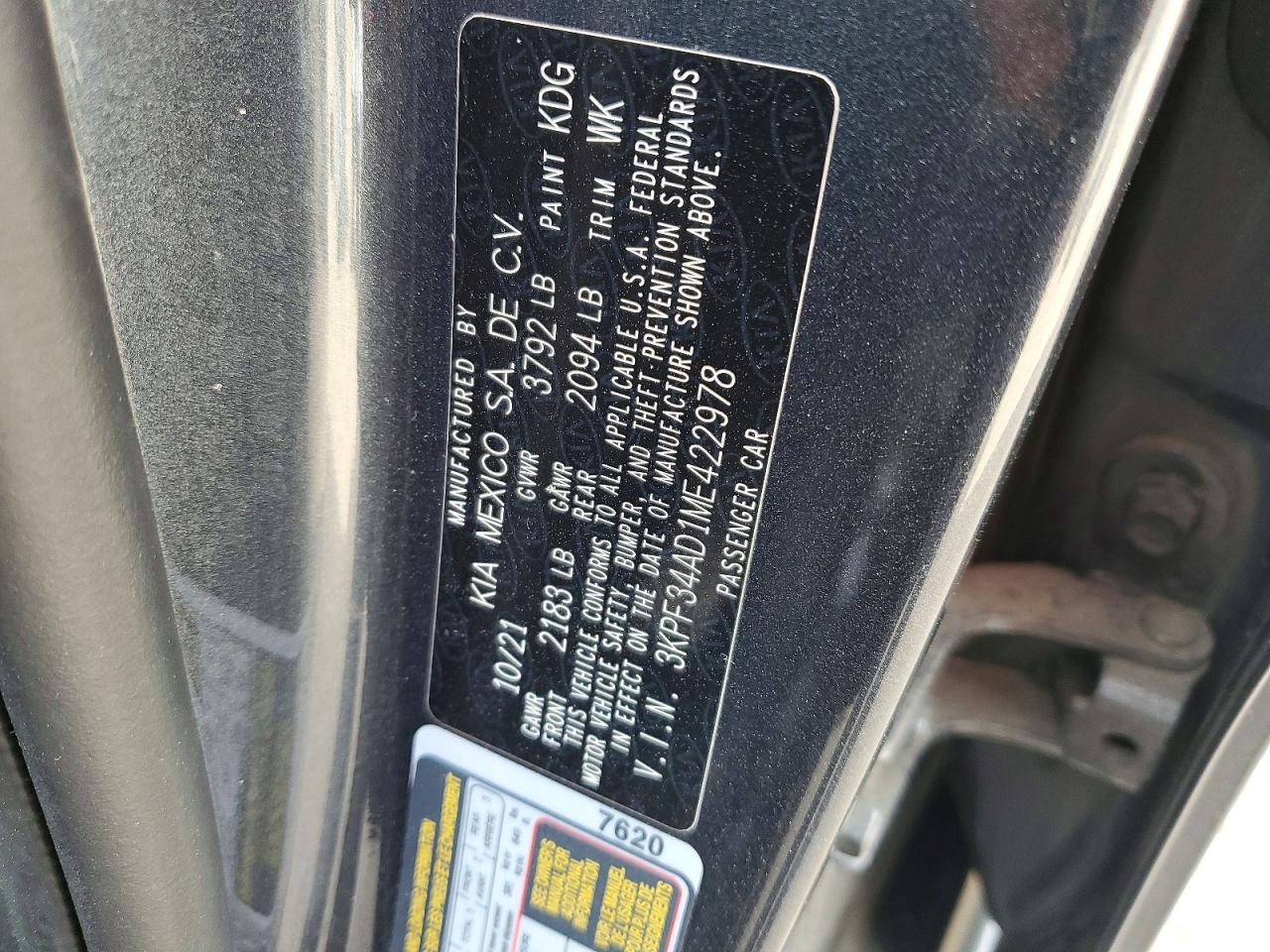 2021 KIA Forte Gt-line