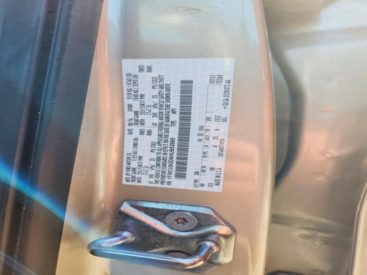 2017 Ford Escape se