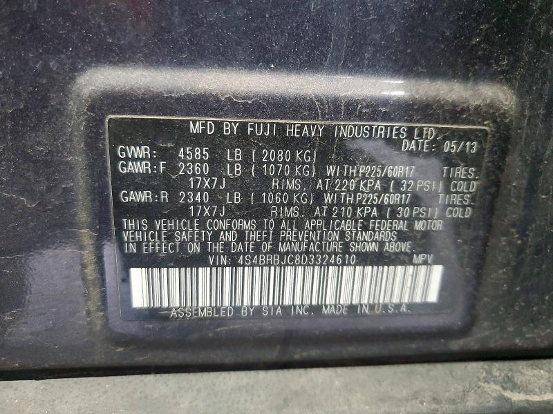 2013 Subaru Outback 2.5i Limited