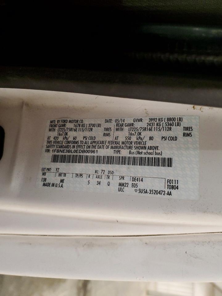 2014 Ford Econoline E350 Super Duty Wagon