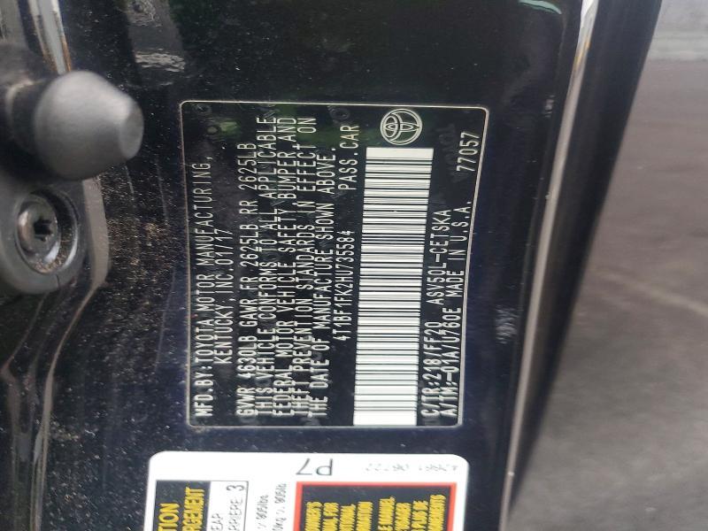 2017 Toyota Camry se