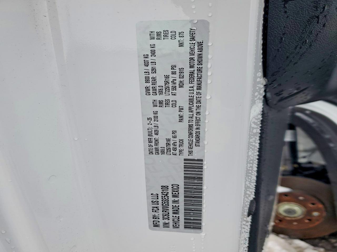 2025 Dodge RAM Promaster 2500 Delivery Van