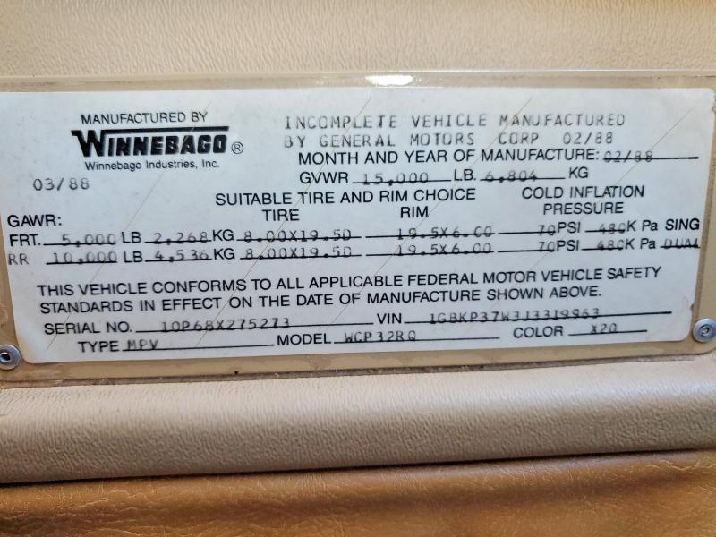 1989 Winnebago Access
