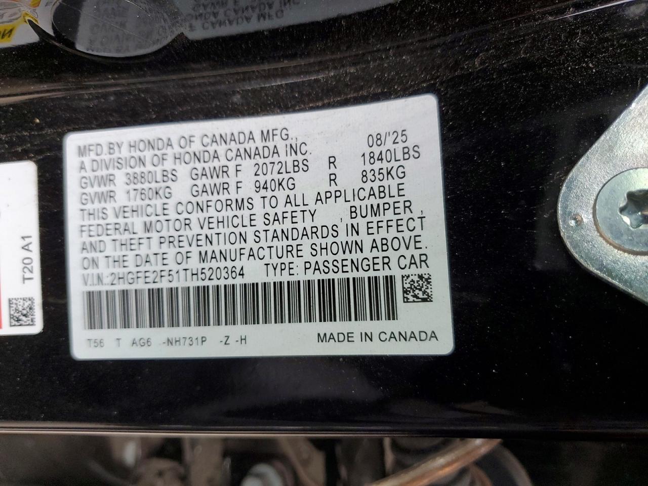 2026 Honda Civic Sport