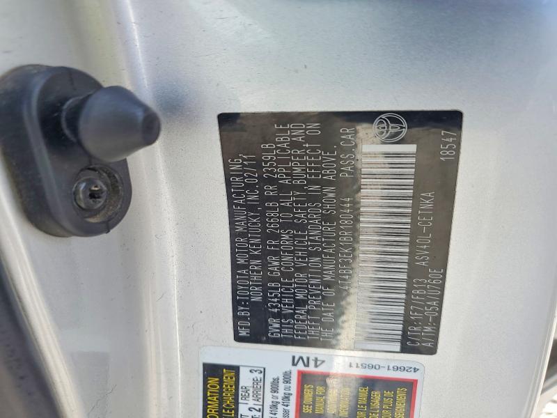 2011 Toyota Camry le