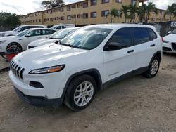 Jeep salvage cars for sale: 2014 Jeep Cherokee Sport