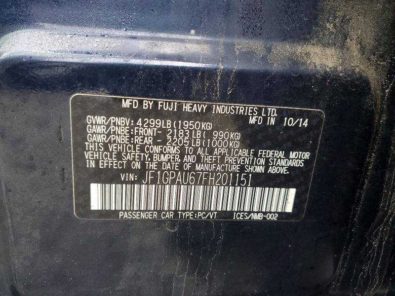 2015 Subaru Impreza Sport