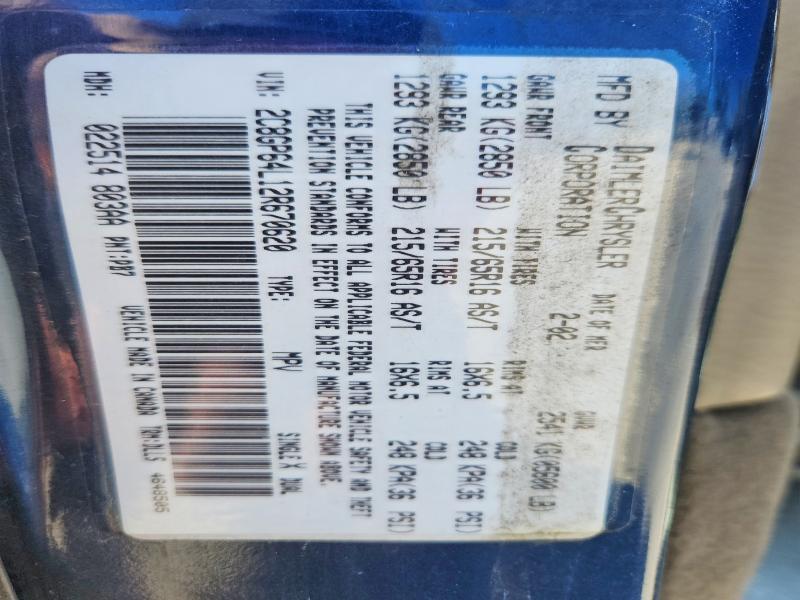 2002 Chrysler Town & Country Limited