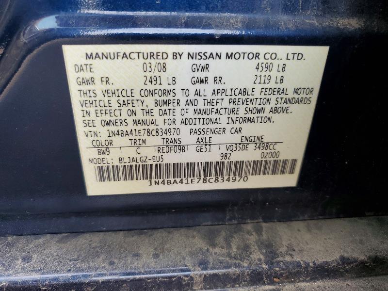 2008 Nissan Maxima 3.5 se