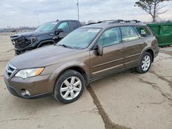 Salvage cars for sale from Copart Woodhaven, MI: 2008 Subaru Outback 2.5i Limited