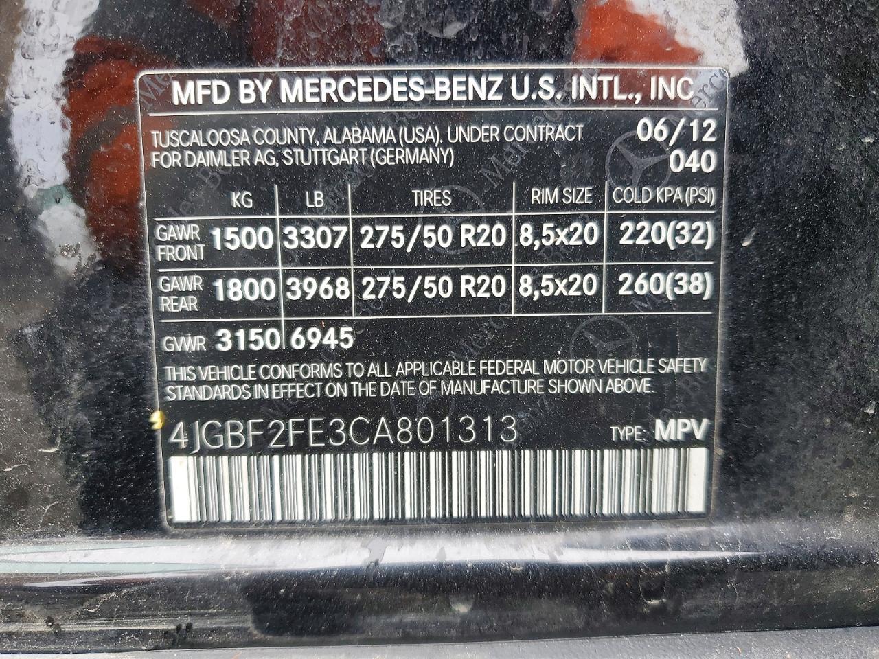 2012 Mercedes-Benz Gl 350 Bluetec