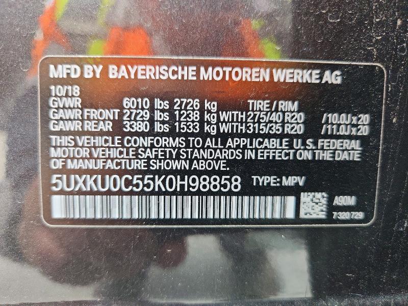 2019 BMW X6 Sdrive35i