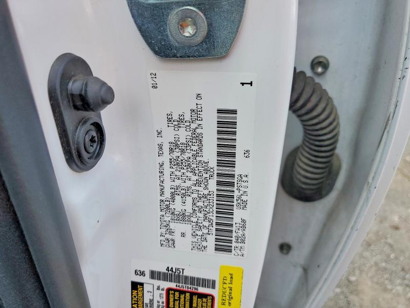 2012 Toyota Tundra Grade