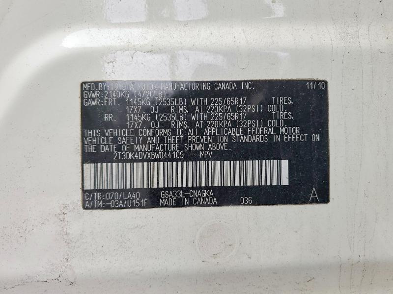 2011 Toyota Rav4 Limited