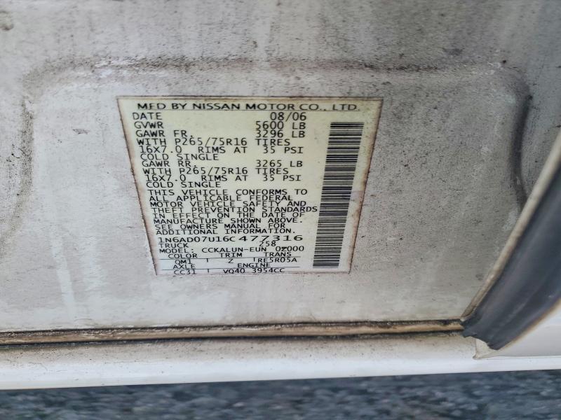 2006 Nissan Frontier SE