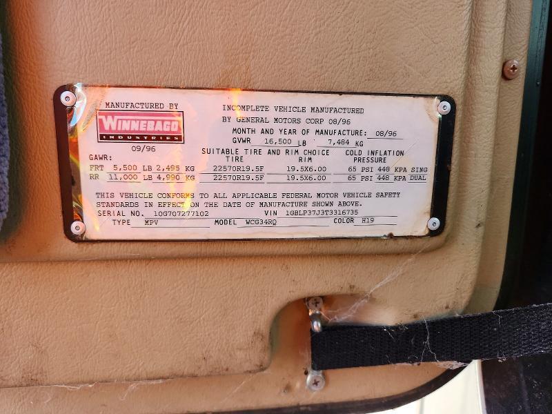 1996 Chevrolet 1996 Adventure RV