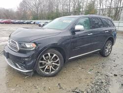 Dodge Durango salvage cars for sale: 2016 Dodge Durango Citadel