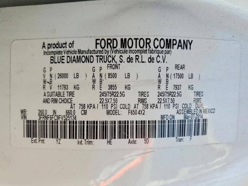 2015 Ford F650 Super Duty Rollback Truck
