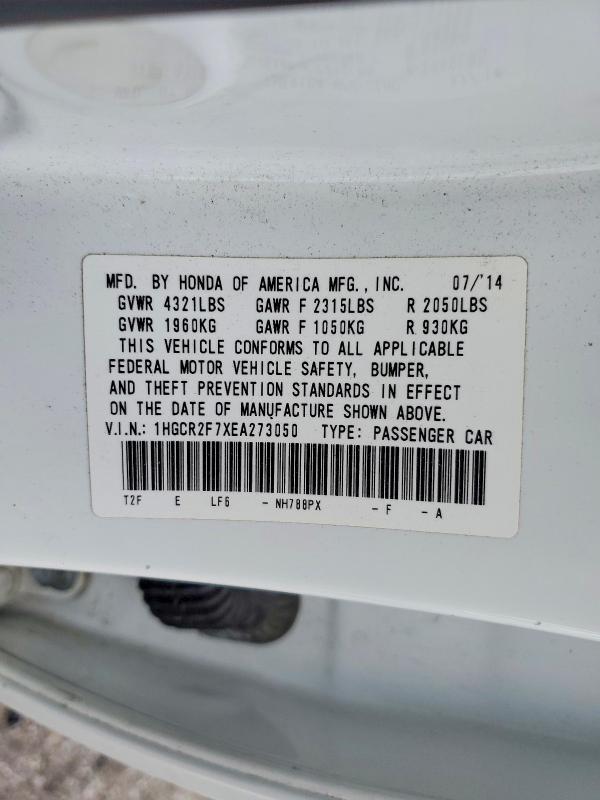 2014 Honda Accord ex