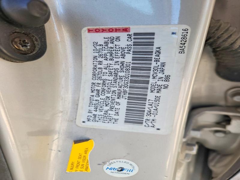 2003 Lexus Es 300 Base