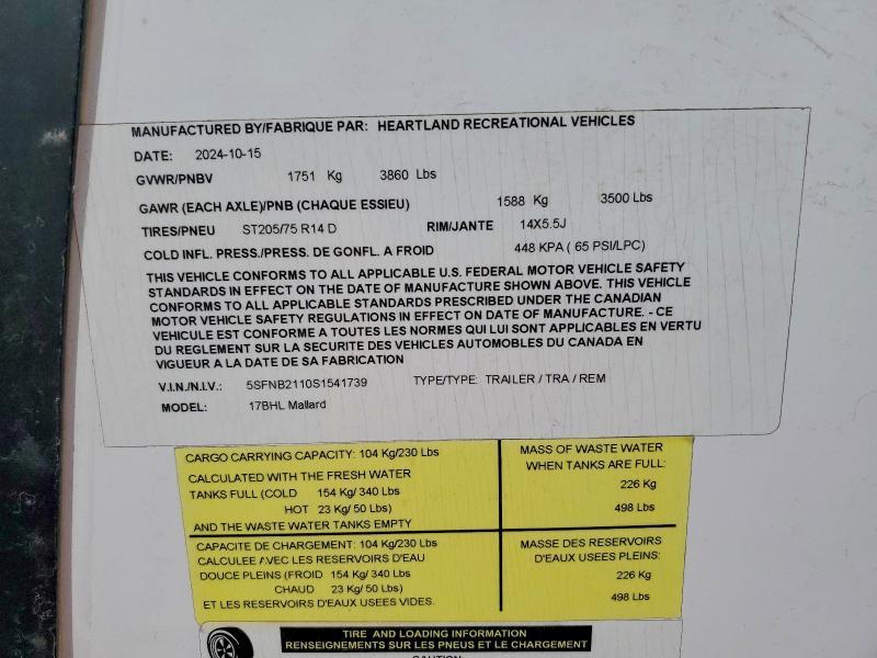 2025 Heartland Rv Mallard Camper