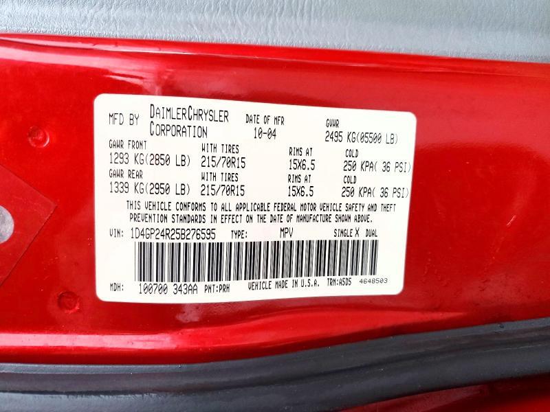 2005 Dodge Grand Caravan se
