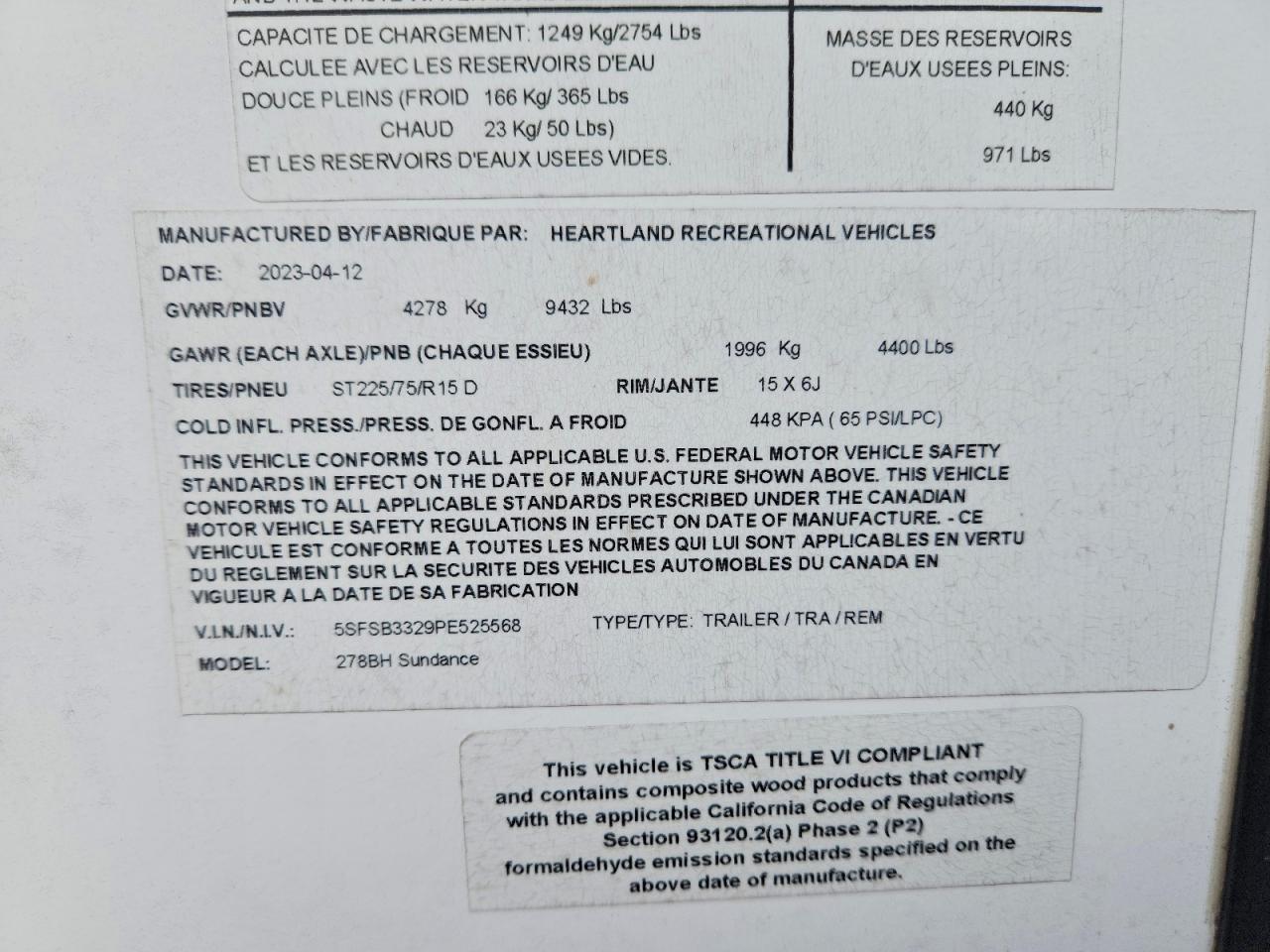 2023 Sundance Boats Inc. 278BH