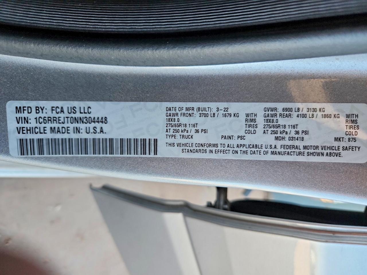 2022 Dodge 1500 Laramie