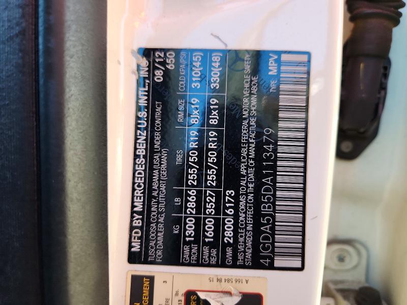 2013 Mercedes-Benz Ml 350