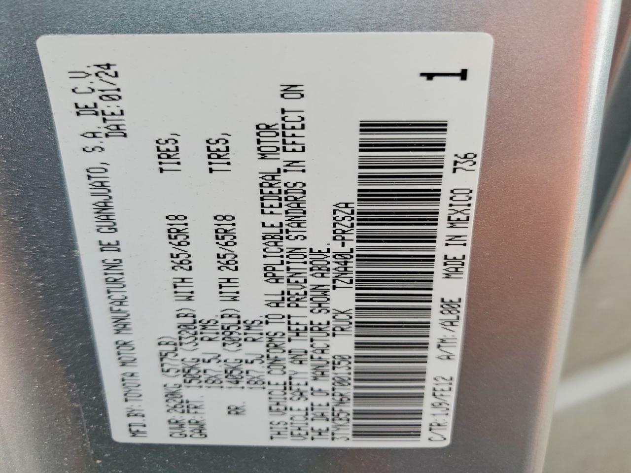 2024 Toyota Tacoma TRD Sport