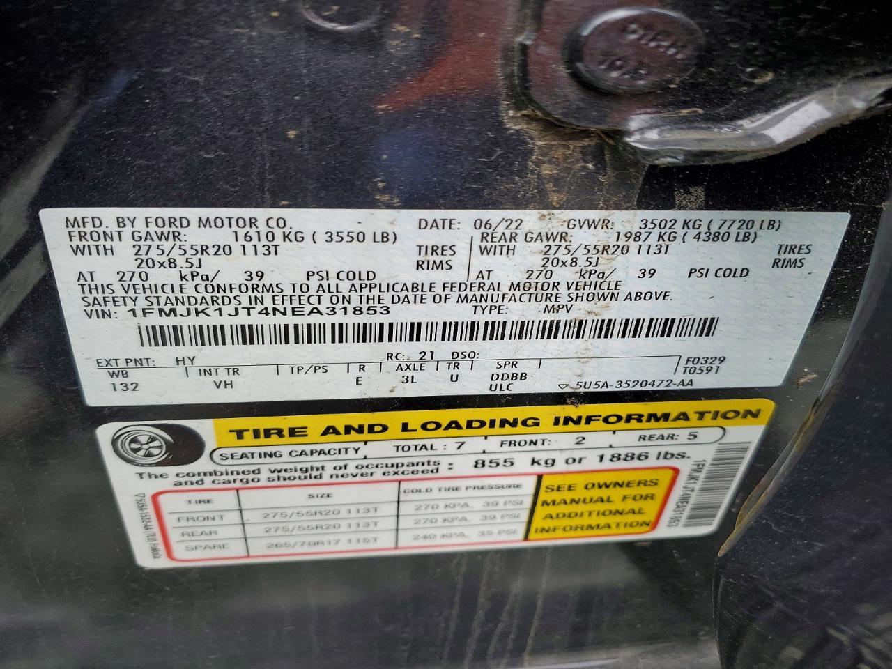 2022 Ford Expedition max xlt